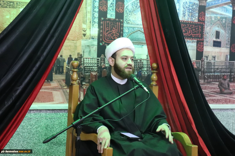 مراسم سوگواری شهادت حضرت زهرا سلام‌الله‌علیها  با حضور مسئولین، در دانشکده شهید مفتح برگزار شد 7
