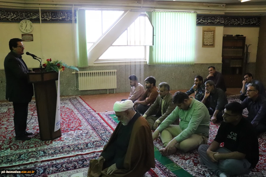 مراسمی در حمایت از مردم مظلوم غزه در دانشکده شهید مفتح برگزار شد 5