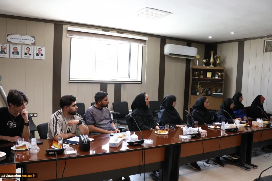 اعضای انجمن های علمی دانشگاه ملی مهارت استان با رئیس دانشگاه دیدار و گفتگو کردند 5