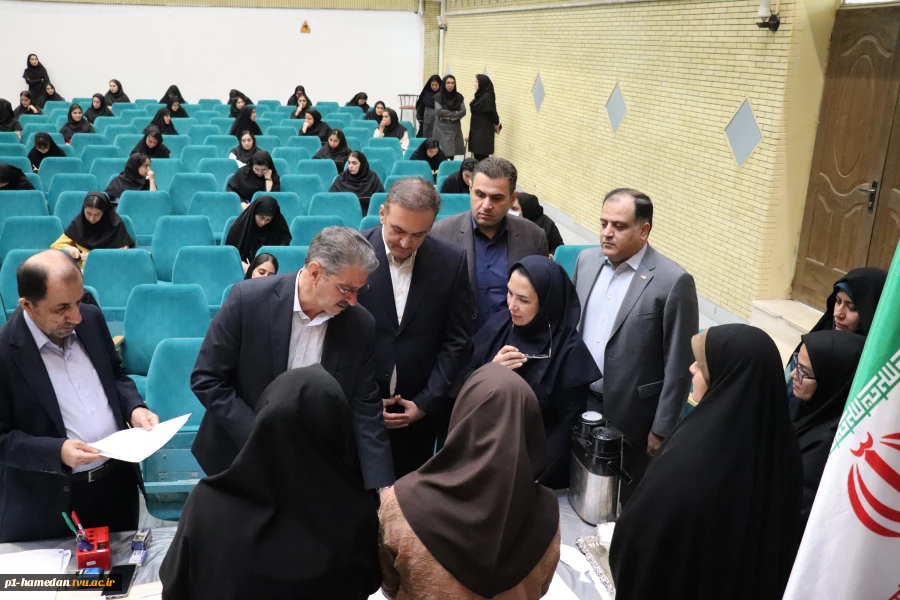 دکتر زمانی رئیس دانشگاه ملی مهارت کشور از آموزشکده های استان همدان بازدید کرد 4
