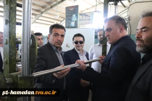 در راستای توسعه آموزشهای مهارت‌محور و تقویت تعامل مجلس با دانشگاه‌ انجام شد:
بازدید مهندس صوفی، نماینده مردم شریف همدان و فامنین از دانشگاه ملی مهارت استان
 2