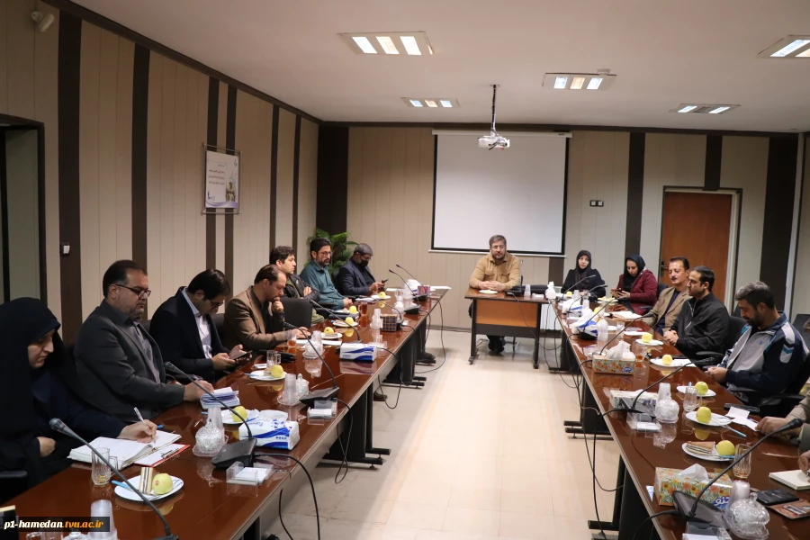 جلسه مشترک دانشگاه ملی مهارت استان همدان با سازمان فنی و حرفه ای برادران شهرستان همدان برگزار شد 2