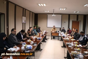 جلسه مشترک دانشگاه ملی مهارت استان همدان با سازمان فنی و حرفه ای برادران شهرستان همدان برگزار شد 3