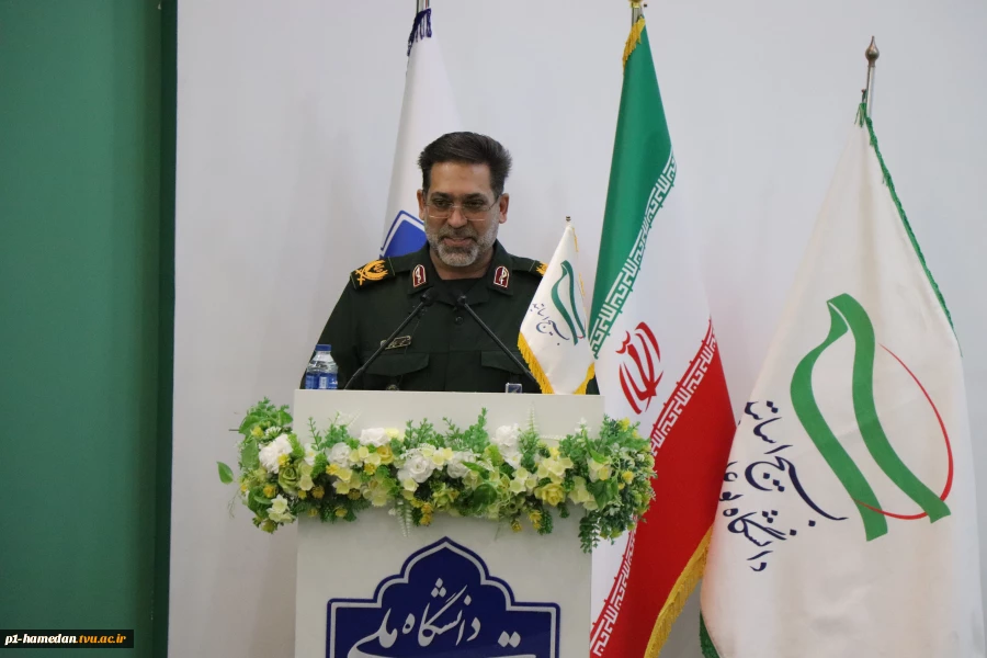 اختتامیه سومین جشنواره علمی پژوهشی شهید چمران و تقدیر از برگزیدگان استانی، بمناسبت هفته بسیج به میزبانی دانشگاه ملی مهارت استان همدان برگزار شد. 3