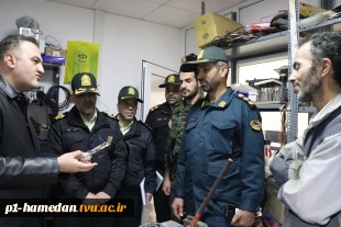 تعامل علم و امنیت در مسیر توسعه مهارت‌محور
بازدید فرماندهی نیروی انتظامی استان همدان از دانشگاه ملی مهارت استان
 7