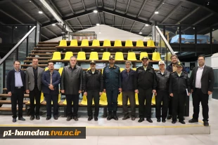 تعامل علم و امنیت در مسیر توسعه مهارت‌محور
بازدید فرماندهی نیروی انتظامی استان همدان از دانشگاه ملی مهارت استان
 9