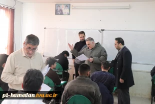آزمونهای پایان ترم دانشگاه ملی مهارت استان همدان  بصورت حضوری آغاز شد 3