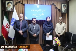 جلسه هم‌اندیشی مشاورین دانشگاه با حضور رئیس دانشگاه ملی مهارت واحد استانی همدان برگزار شد. 5