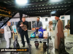 هنر در قاب فلز؛ نمایش خلاقیت‌ و ابداع در مرکز رشد دانشگاه ملی مهارت استان همدان 6