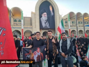 حضور ریاست، معاونین و جمعی از همکاران دانشگاه ملی مهارت واحد استانی همدان در مراسم تشییع پیکر مطهر رهبر شهید انقلاب در تهران
 2