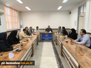▫️برگزاری جلسه هیئت رئیسه دانشگاه ملی مهارت واحد استانی همدان

